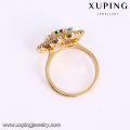 64176 xuping 18k joyería de oro al por mayor de moda de lujo multicolor circón piedra chapado en oro conjuntos de joyas